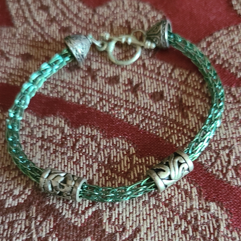 Nordic metal woven bracelet